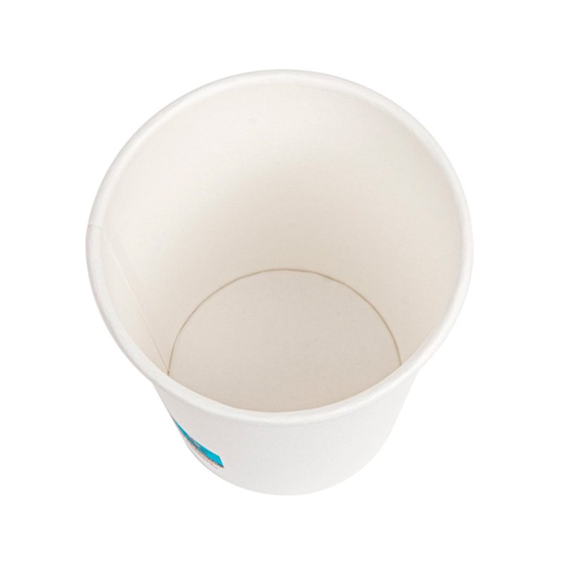 Vasos de papel Blancos Ø 80mm 240ml con tapa pp (1000 uds)