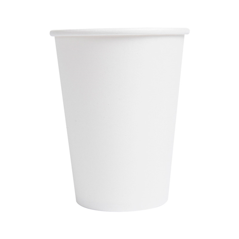 Vasos de papel Blancos Ø 90mm 360ml con tapa pp (1000 uds)