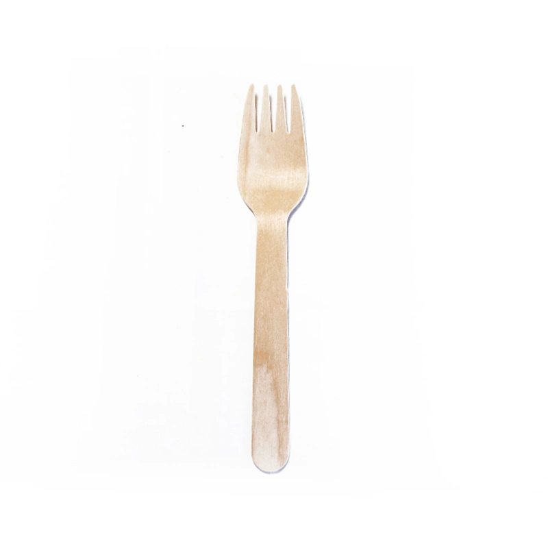 Tenedor de madera de 16 cm (2000 uds)