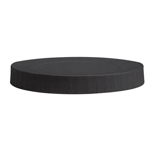 Tapas para vasos 280 g/m2 + pe ø 8 cm negro cartoncillo