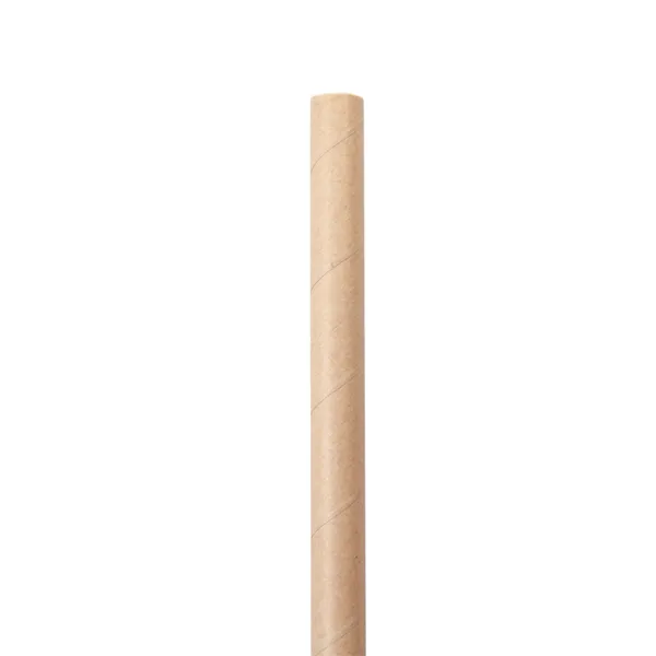 Pajitas de papel kraft rectas