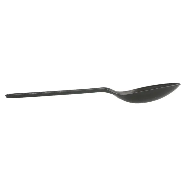 Cucharillas desechables negras fabricados en CPLA