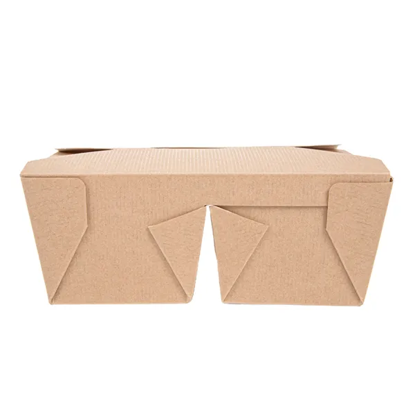 Cajas americanas de 2 compartimentos cartón kraft