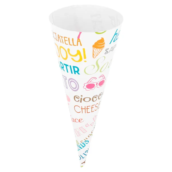 Conos de papel para helado "PAROLE"