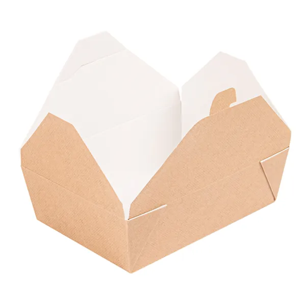Cajas americanas microondables de cartón kraft "THEPACK"