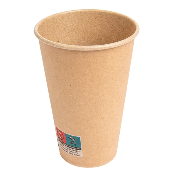 Vasos de cartón kraft para refrescos