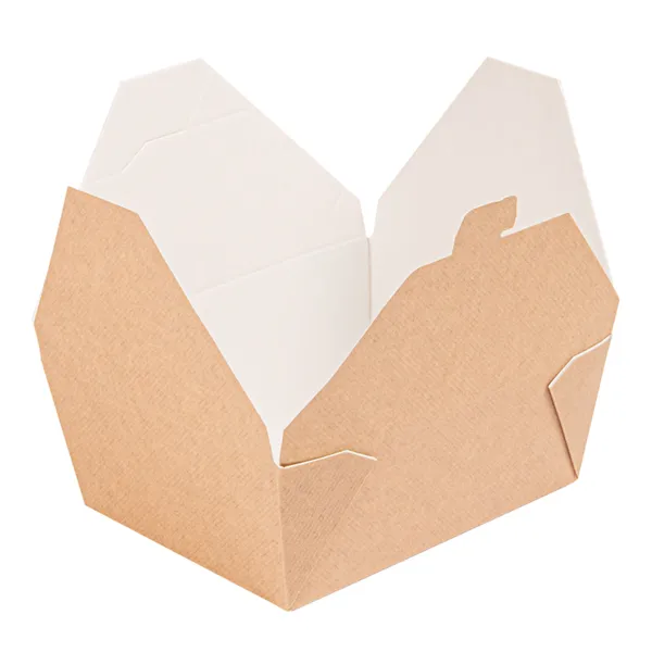 Cajas americanas microondables de cartón kraft "THEPACK"