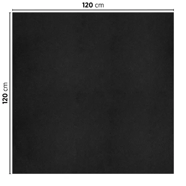 Manteles plegados color negro "SPUNBOND"