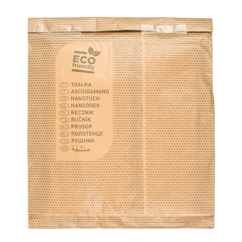 Toalla un solo uso 80 g/m2 100x60 cm blanco viscosa / pulpa