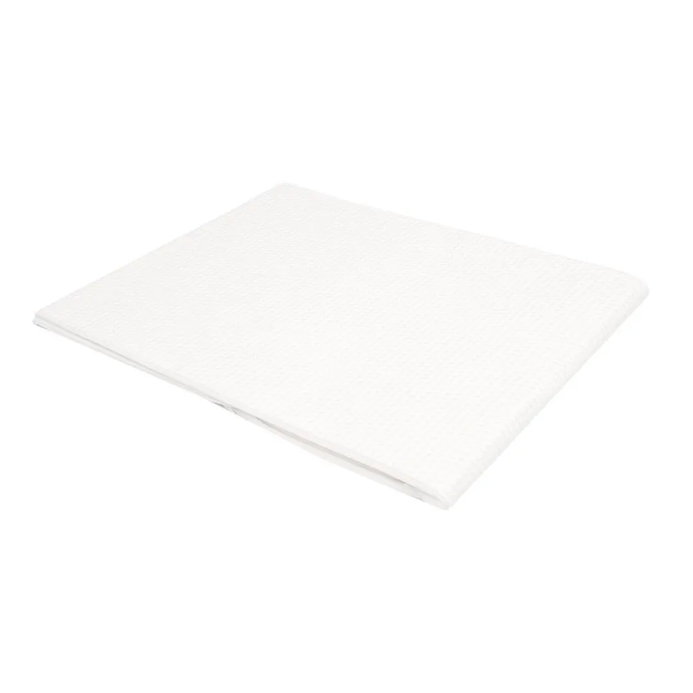 Toalla un solo uso 80 g/m2 100x60 cm blanco viscosa / pulpa