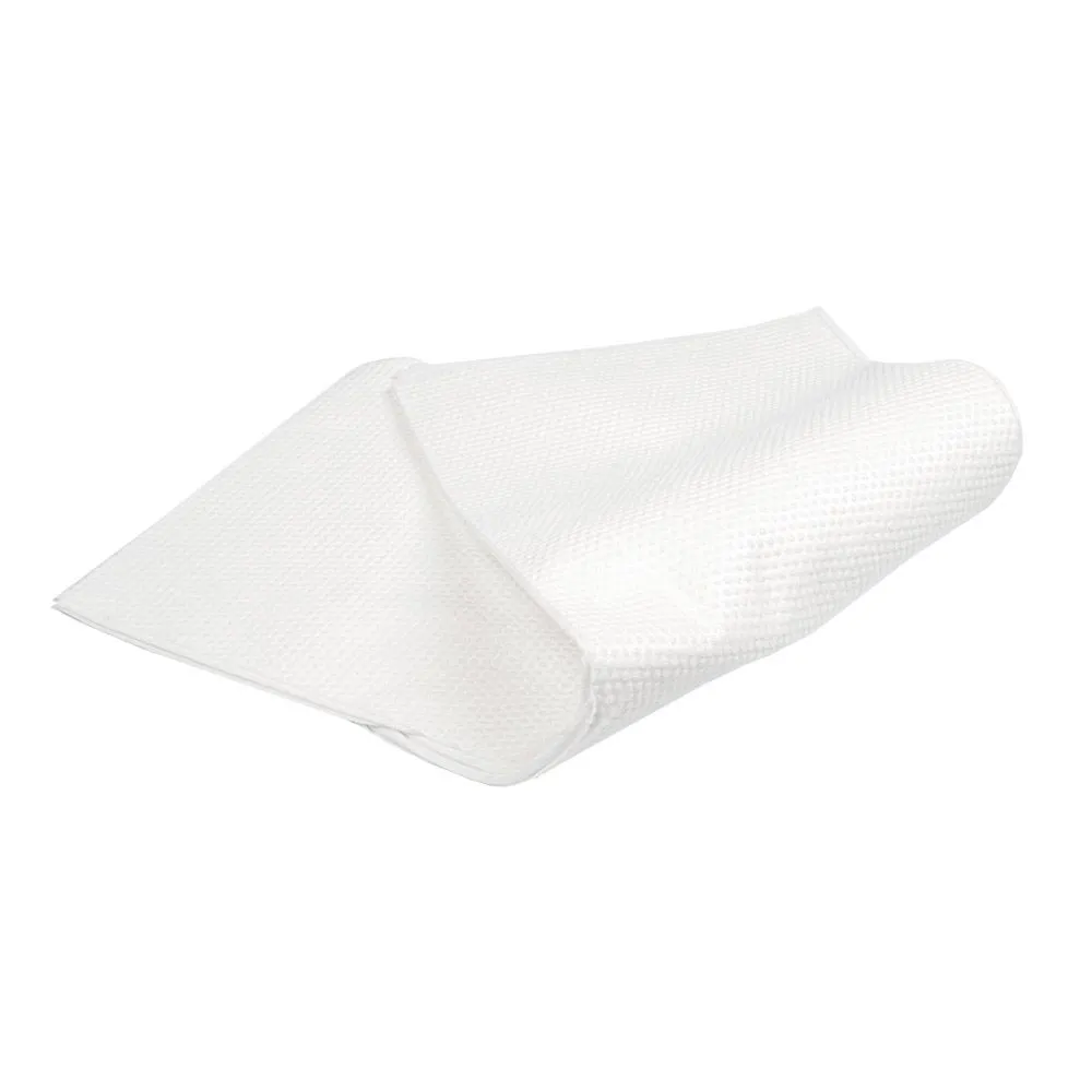 Toalla un solo uso 80 g/m2 100x60 cm blanco viscosa / pulpa