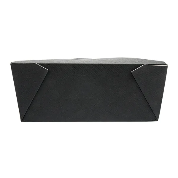 Cajas americanas microondables de cartón negro "THEPACK""