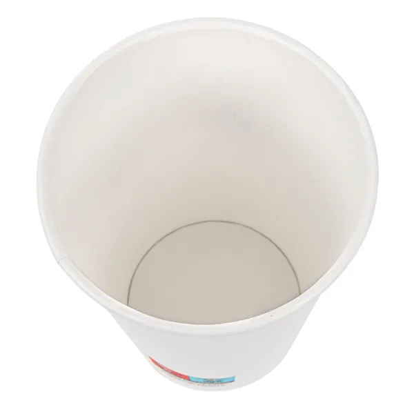 Vasos de cartón blanco para café 1 pared