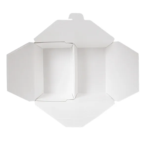 Cajas americanas de 2 compartimentos cartón kraft