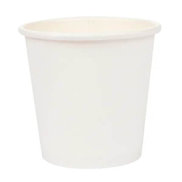 Vasos de cartón blanco para café 1 pared