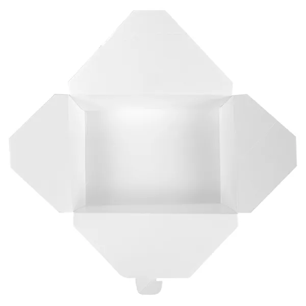 Cajas americanas microondables de cartón blanco "THEPACK""