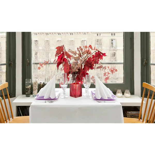Mantel en rollo blanco celulosa 48 G/M2