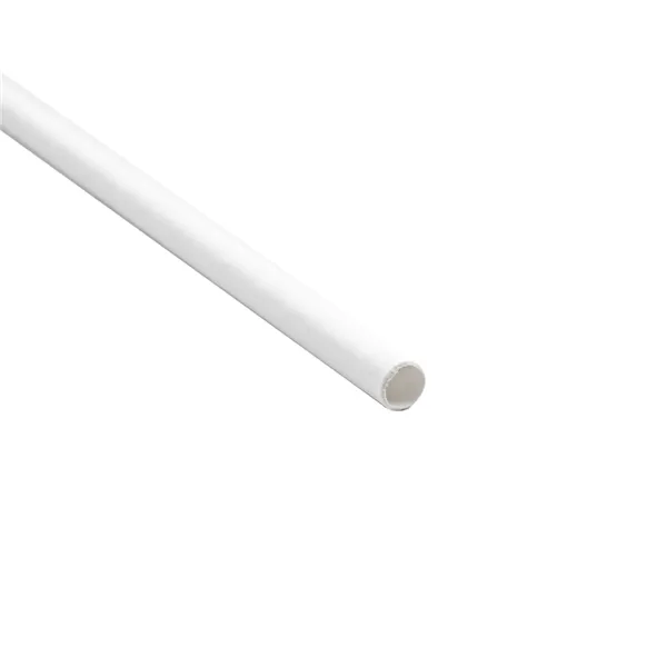 Pajitas enfundadas de papel blancas rectas