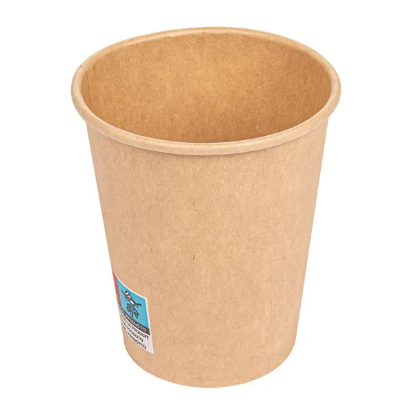 Vasos de cartón kraft para café