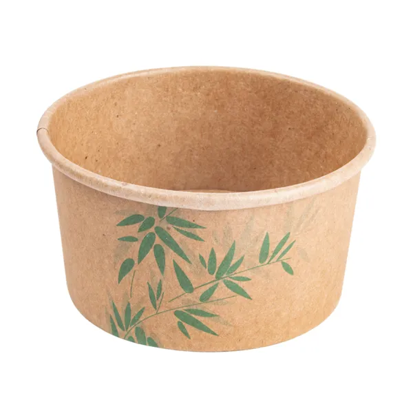 Tarrinas de cartoncillo kraft para helados "FEEL GREEN"