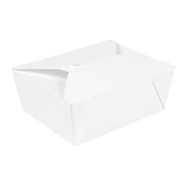 Cajas americanas microondables de cartón blanco "THEPACK""