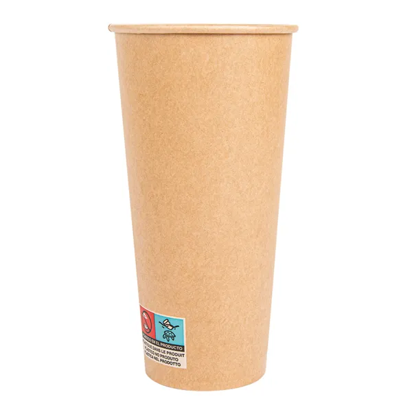 Vasos de cartón kraft para refrescos