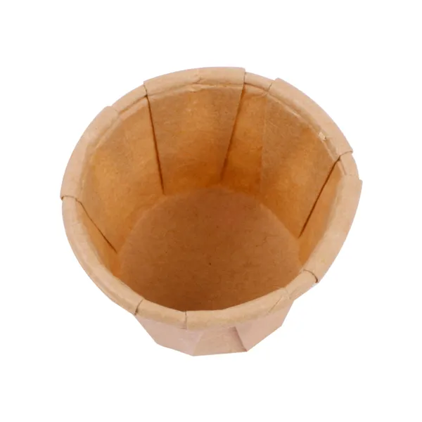 Tarrinas de papel antigrasa plisado kraft