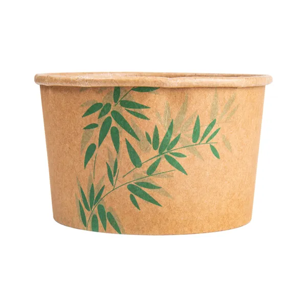 Tarrinas de cartoncillo kraft para helados "FEEL GREEN"