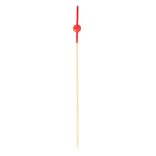 Picks "BOLA ROJA" natural bambú