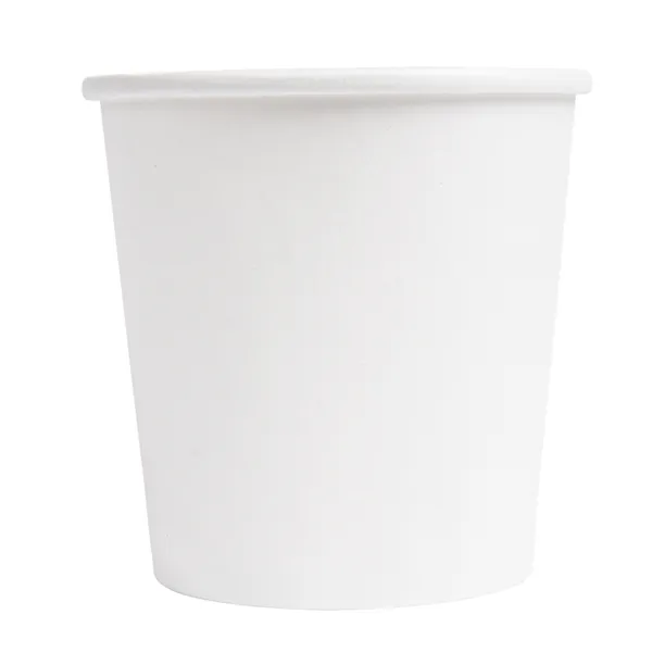 Vasos de cartón blanco para café 1 pared