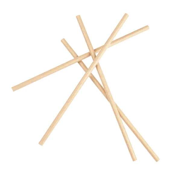 Pajitas de papel kraft rectas