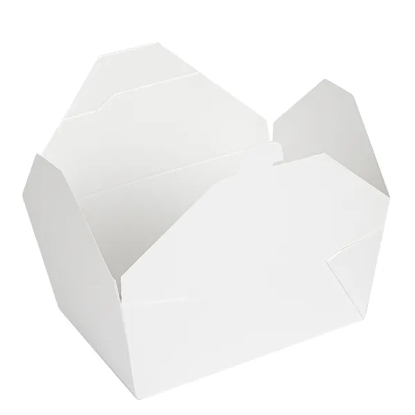 Cajas americanas microondables de cartón blanco "THEPACK""
