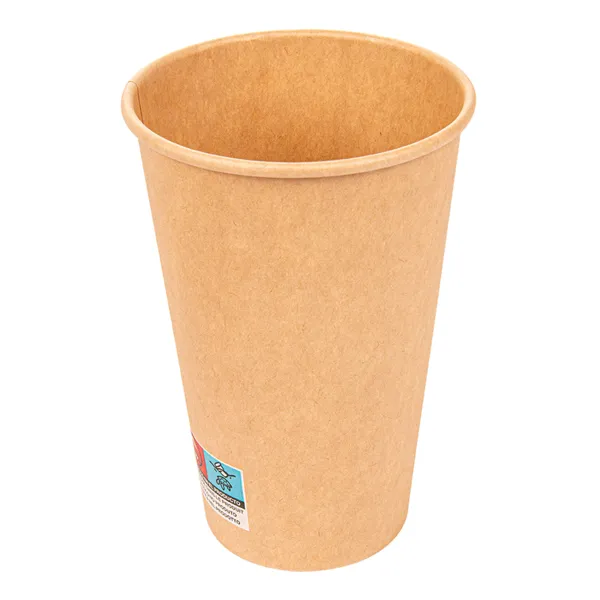 Vasos de cartón kraft para café