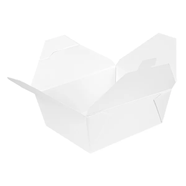 Cajas americanas microondables de cartón blanco "THEPACK""