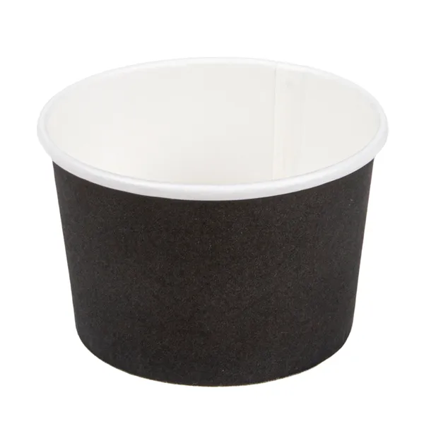 Tarrinas de cartoncillo negro para helados