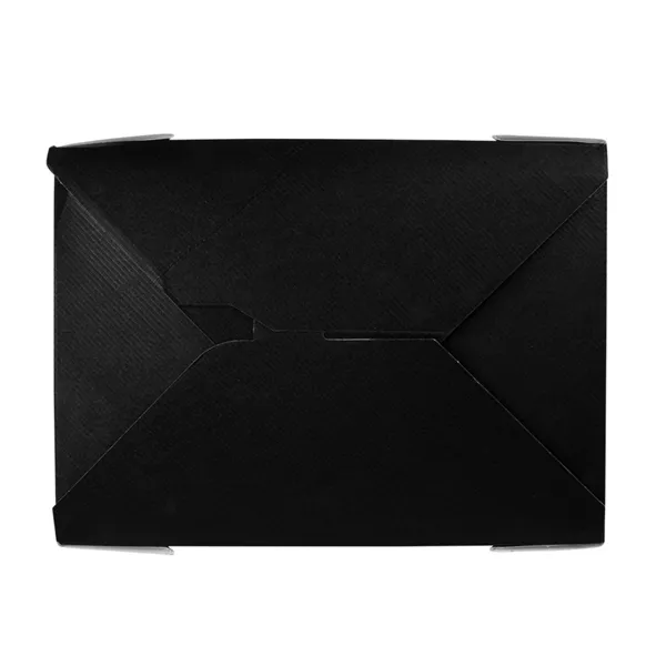 Cajas americanas microondables de cartón negro "THEPACK""
