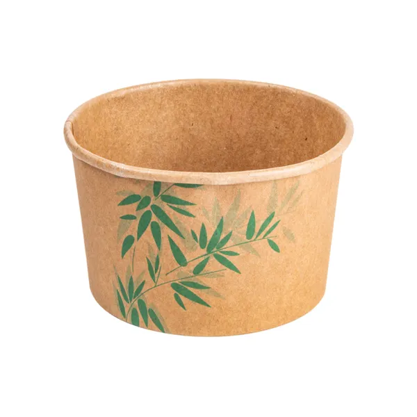 Tarrinas de cartoncillo kraft para helados "FEEL GREEN"