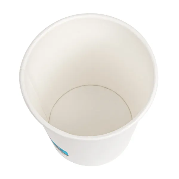 Vasos de cartón blanco para café 1 pared