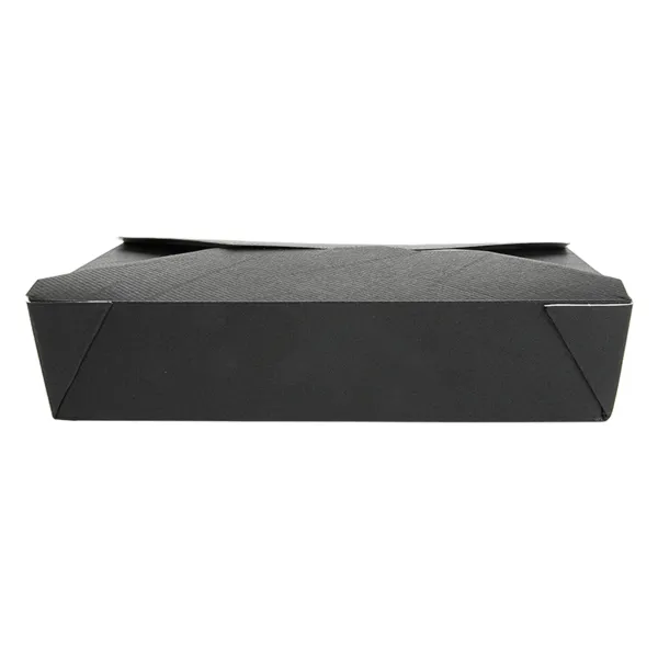 Cajas americanas microondables de cartón negro "THEPACK""