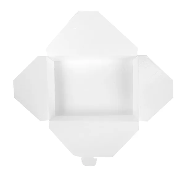 Cajas americanas microondables de cartón blanco "THEPACK""