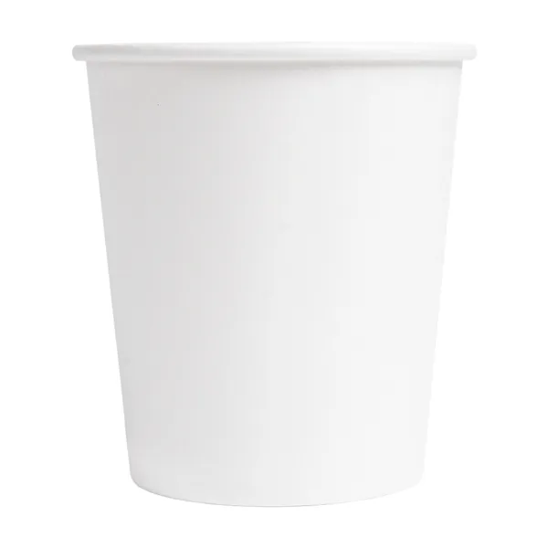 Vasos de cartón blanco para café 1 pared