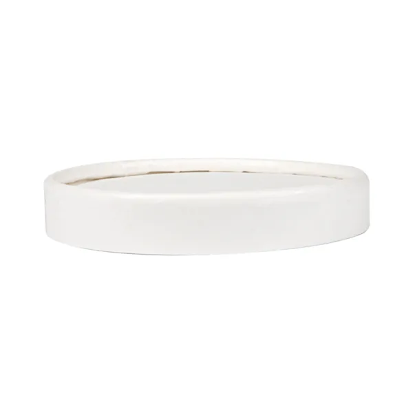 Tapas tarrinas helados 180 ml 280 + 18 pe g/m2 ø8,7 cm blanco cartoncillo
