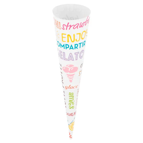 Conos de papel para helado "PAROLE"