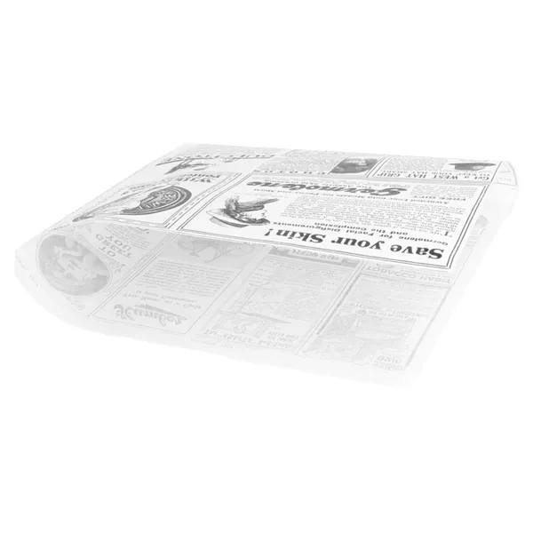 Papel antigrasa abierto 2 lados blanco "TIMES"