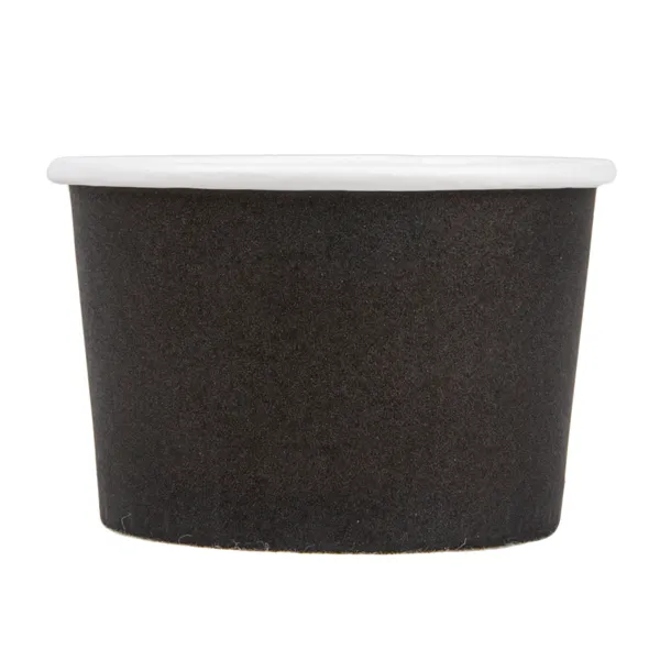 Tarrinas de cartoncillo negro para helados