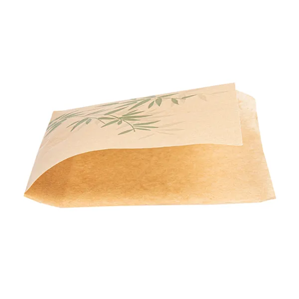 Papel antigrasa abierto 2 lados kraft "FEEL GREEN"