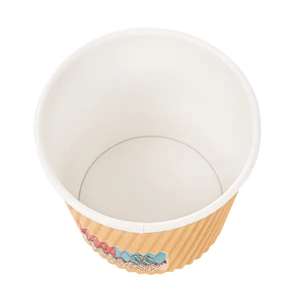 Vasos de cartón kraft para café doble revestimiento