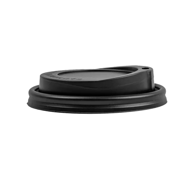 Tapas altas para vasos 360/480 ml negro ps