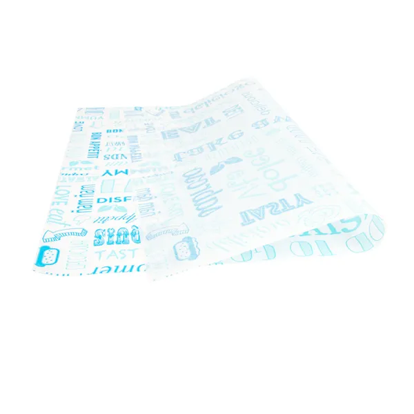 Papel antigrasa basket azul y blanco "PAROLE"