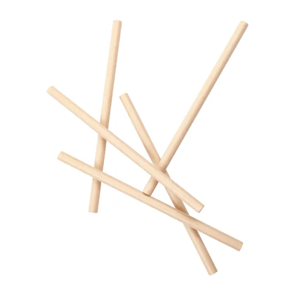 Pajitas de papel kraft rectas